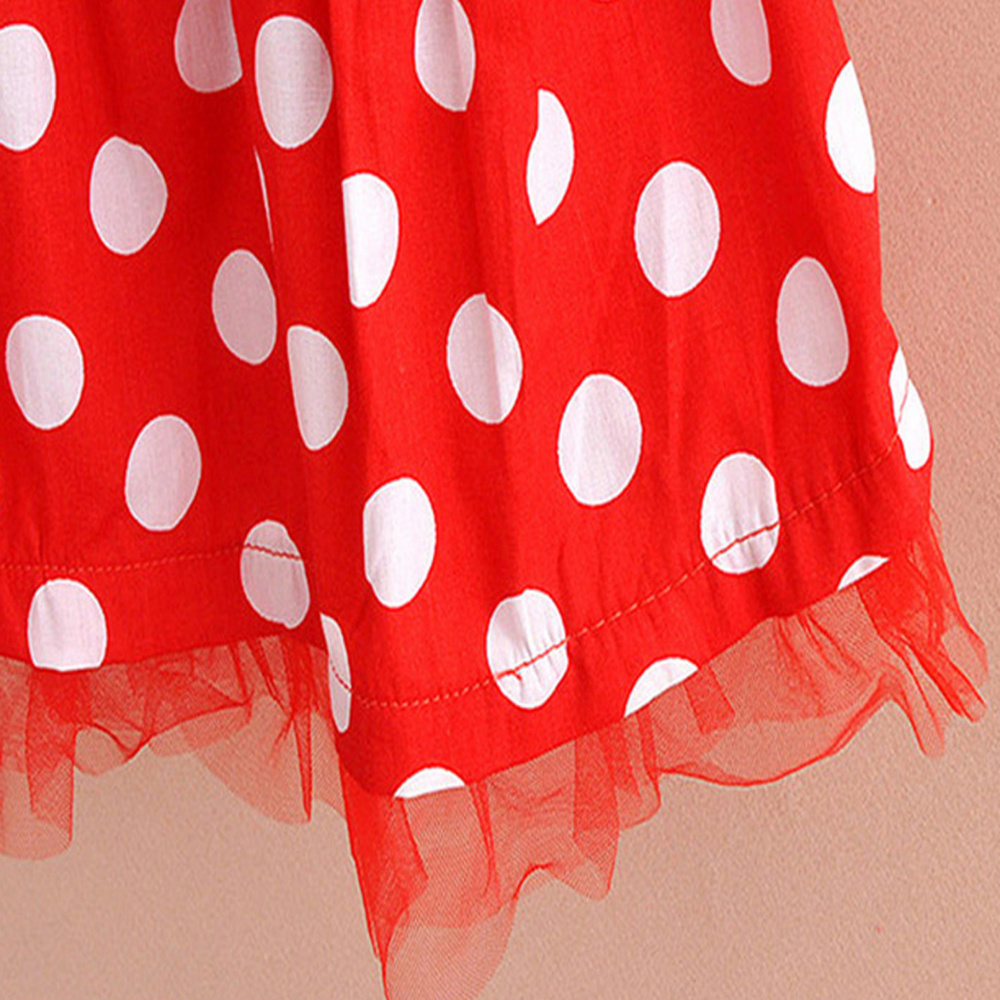 Minnie Mouse Ruffle Sleeve Shirt Skirt Outfit Set - Picture 3 of 3